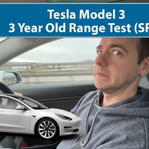 Tesla Model 3 Range Test - 3 Years Old (SR+)