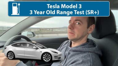 Tesla Model 3 Range Test - 3 Years Old (SR+)